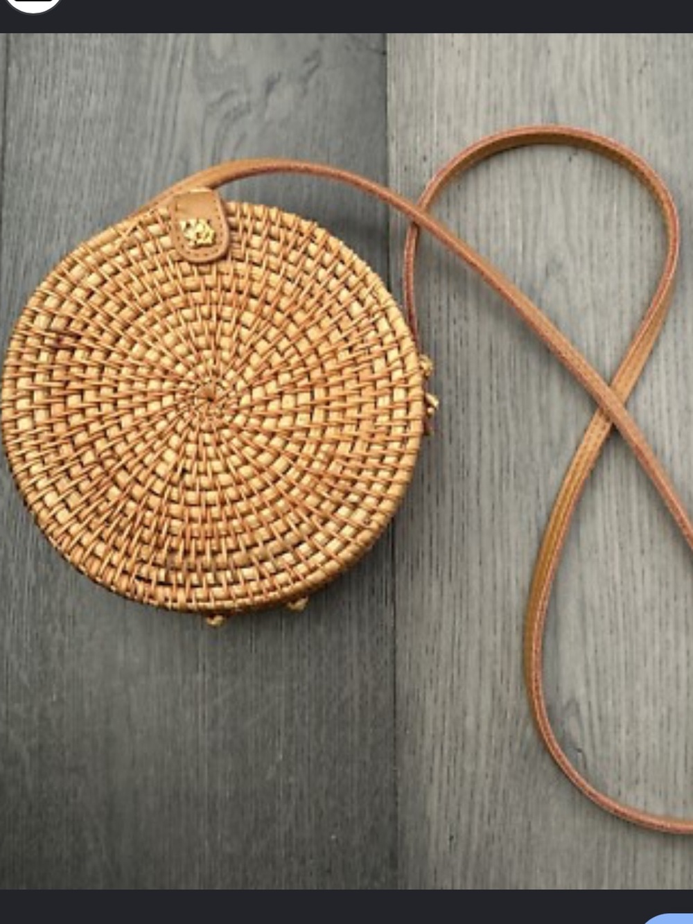 Urban Outfitters Woven Round Crossbody Bag in Light Brown - Women Bags